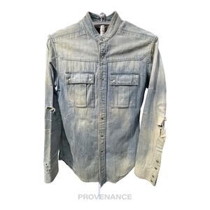 🔴 Balmain Sample Denim Shirt - Destroyed